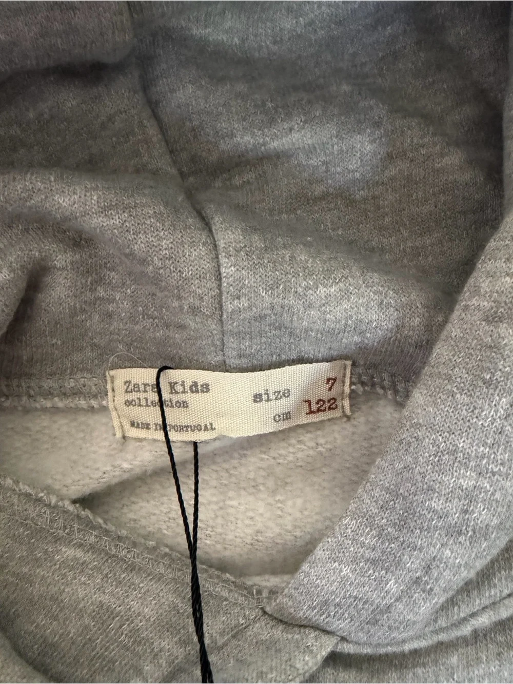 Zara size 7 girls dress grey sweatshirt with leopard skirt